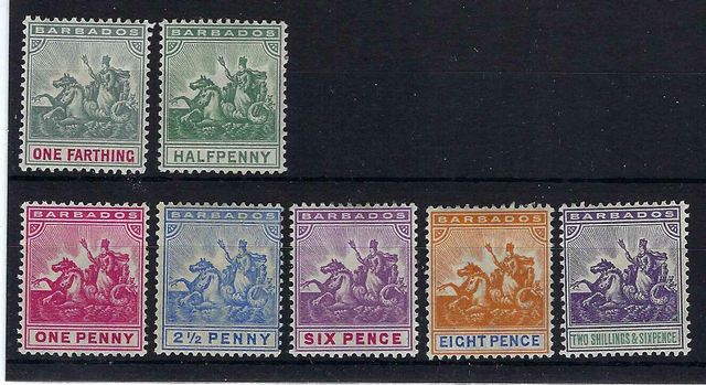 Image of Barbados SG 135/44 LMM British Commonwealth Stamp